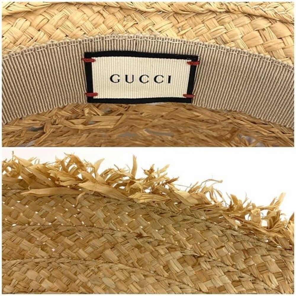Gucci Bob Hat Beige Herbarium Ribbon Flora - Picture 9 of 10